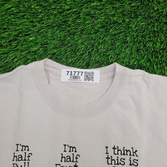 Vintage Funny Perspective Humor Shirt Medium 19x26 Dad Joke - Picture 3 of 12